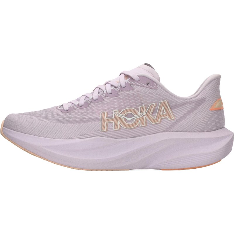 HOKA Bežecká obuv MACH 7 slivková / oranžová / biela 68430336