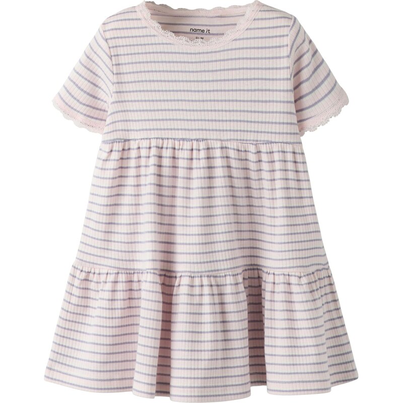 NAME IT Šaty fialová / ružová / biela 68430369