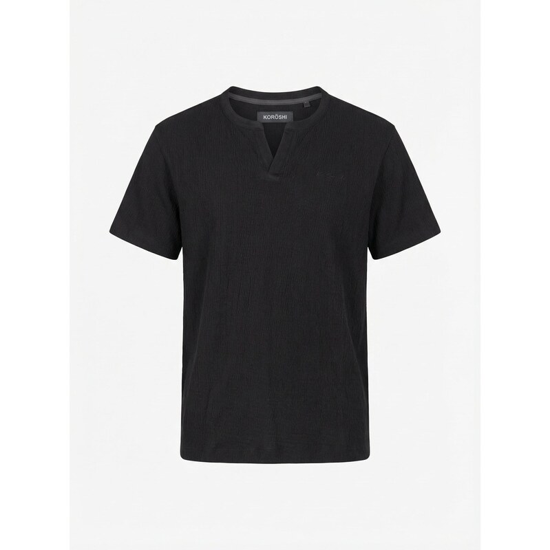 KOROSHI Tričko čierna 68430473