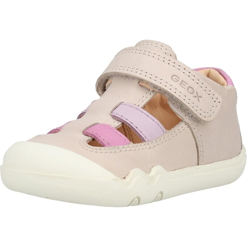 GEOX Obuv na prvé kroky Steppie Up béžová / pastelovo fialová / 68430501