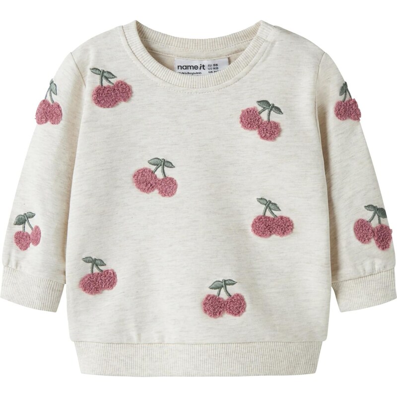 NAME IT Mikina NBFFairy kamenná / tmavozelená / rosé 68430509