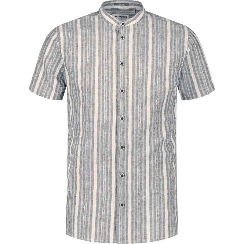 No Excess Košeľa béžová / modrosivá / pastelovo zelená 68430565