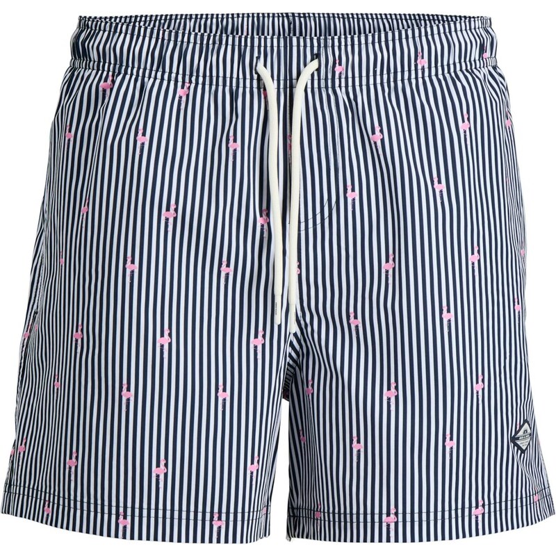 JACK & JONES Plavecké šortky JPSTMAUI BREEZE námornícka modrá / ružová 68430607