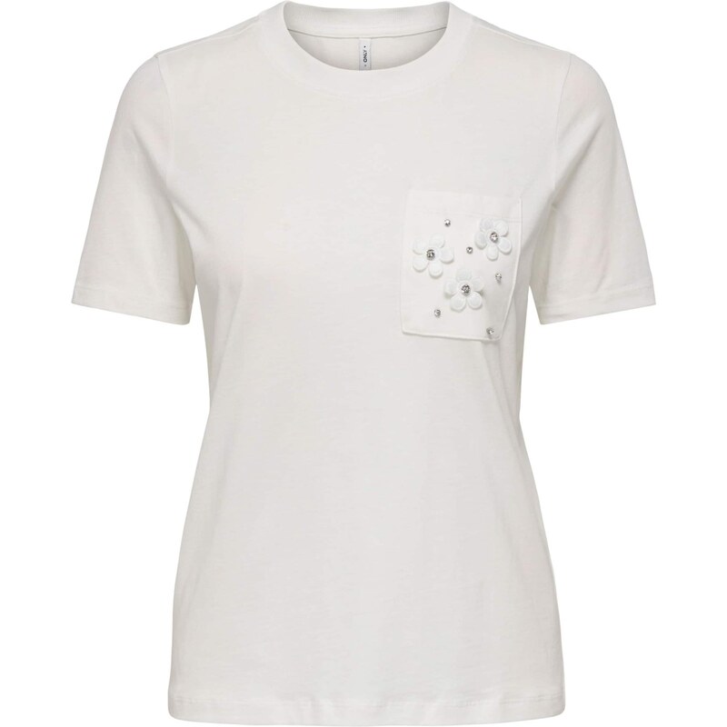 ONLY Tričko ONLZENIA šedobiela 68430668