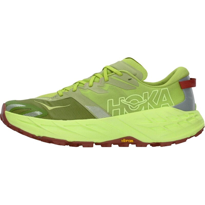 HOKA Bežecká obuv SPEEDGOAT 7 sivá / olivová / kiwi / neónovo zelená 68430458
