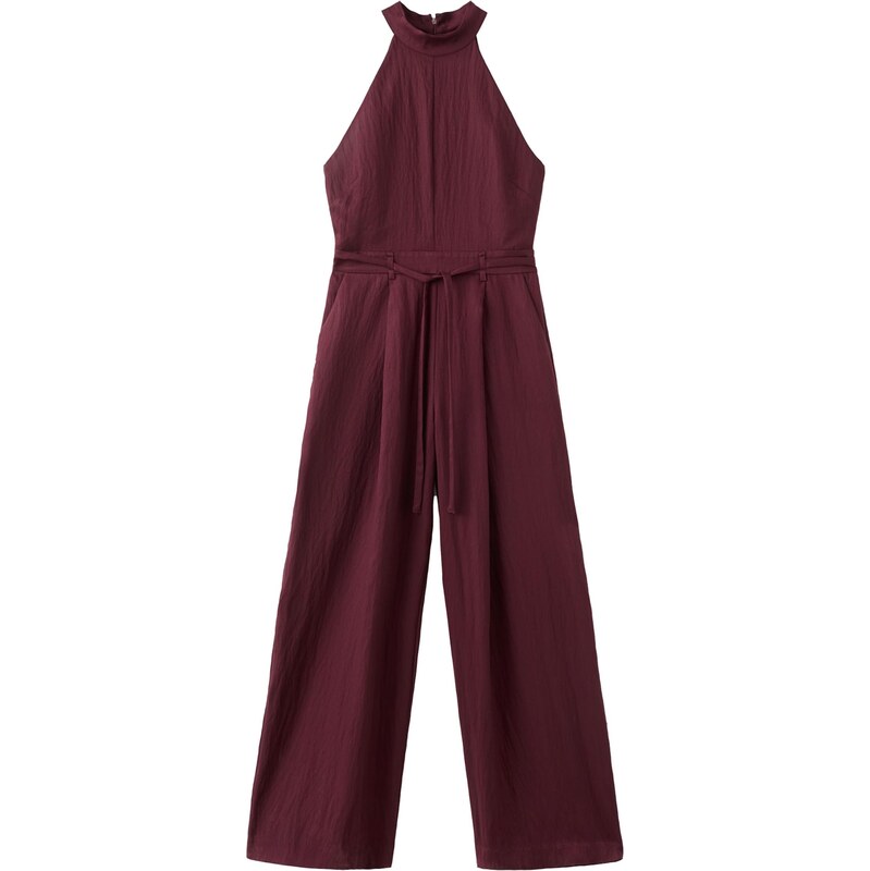 MANGO Overal vínovo červená 68430588