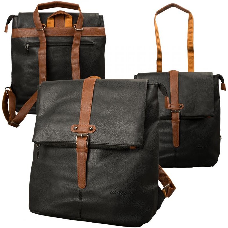 Impex Praktický Unisex Batoh/Taška dariya 2v1 s chlopňou 34×34×14 cm, 68429855