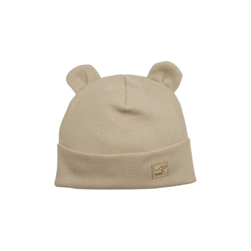 RADA Rebrovaná čiapka Janka Beige 46458059