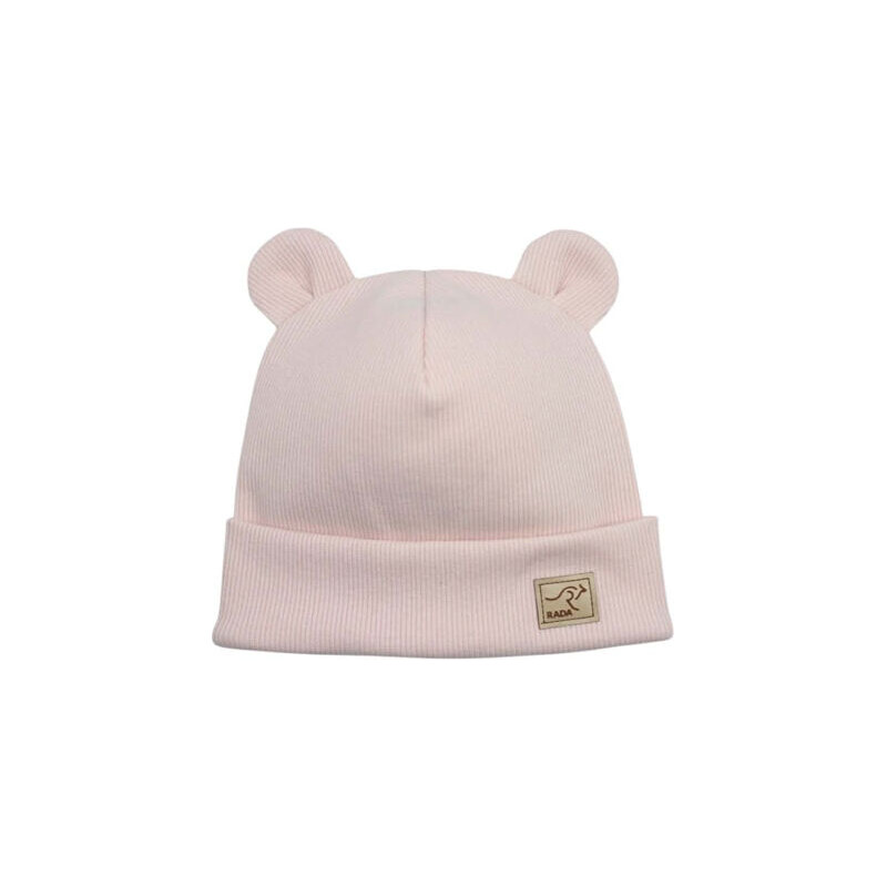 RADA Rebrovaná čiapka Janka Duff Pink 41578067