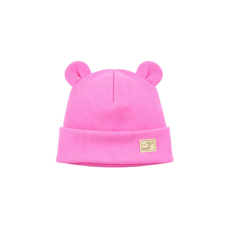 RADA Rebrovaná čiapka Janka Candy Pink 68431539