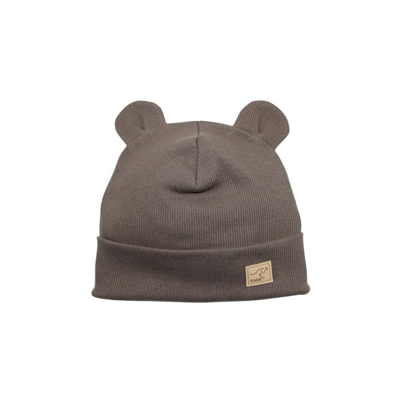 RADA Rebrovaná čiapka Janka Chocolate 68431541
