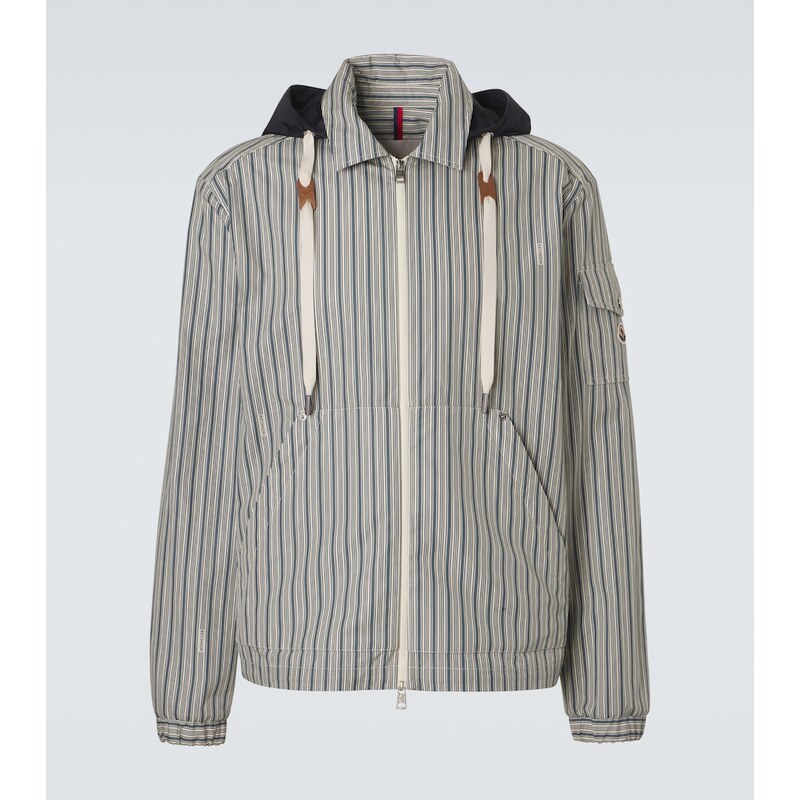 Moncler Havas striped cotton blouson jacket 68437136