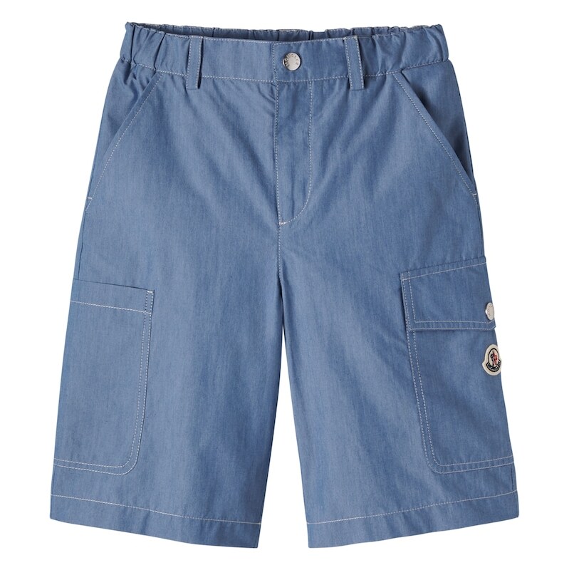 Moncler Enfant Cotton-blend Bermuda shorts 68435162