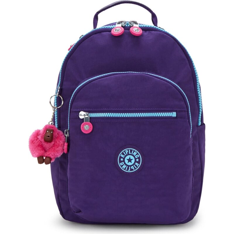 KIPLING Batoh SEOUL S modrá / fialová 68440908