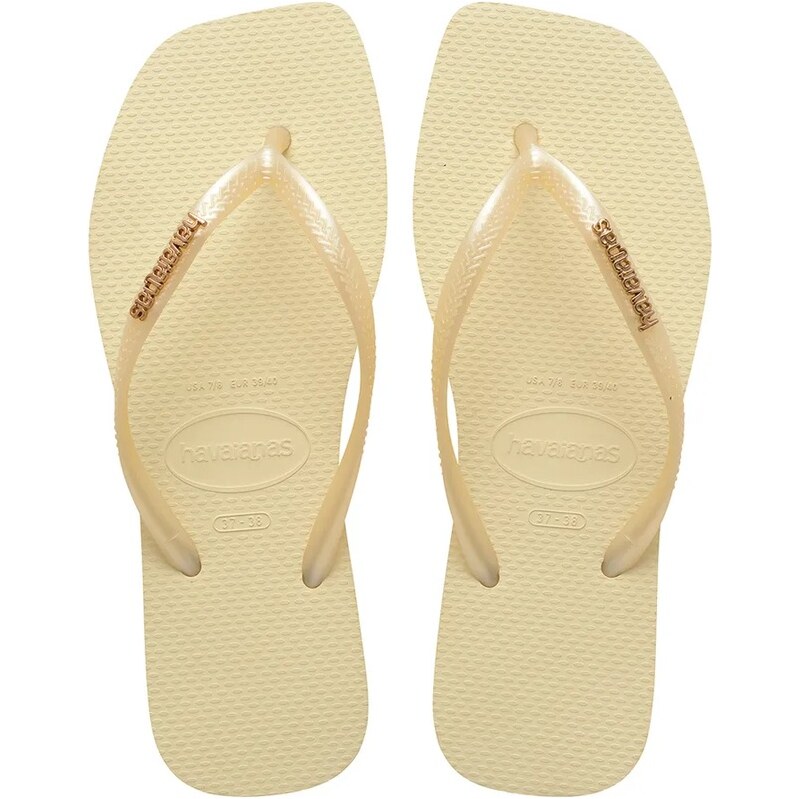 Havaianas šľapky dámske SLIM SQUARE LOGO METALLIC 68435409