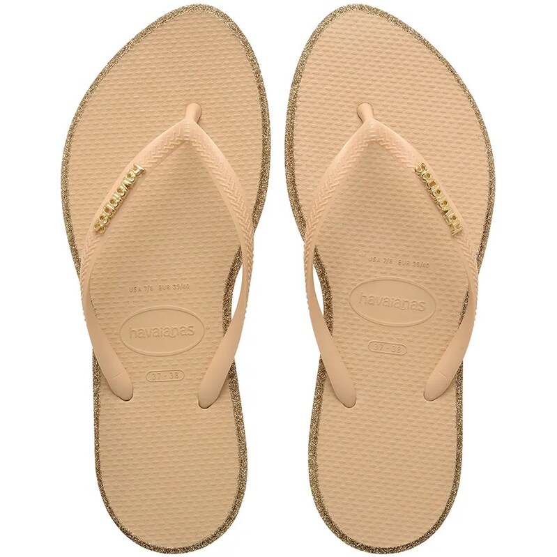 Havaianas šľapky dámske SLIM POINT GLITTER 68435445