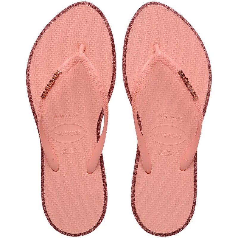 Havaianas šľapky dámske SLIM POINT GLITTER 68435452