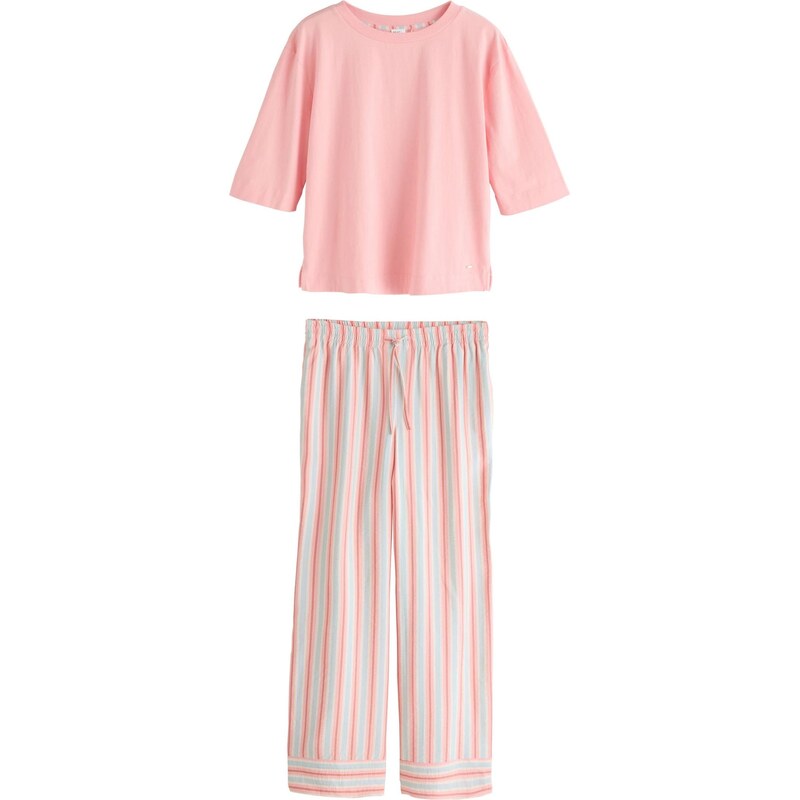 Next Pyžamo krémová / svetlomodrá / ružová / červená 68441009