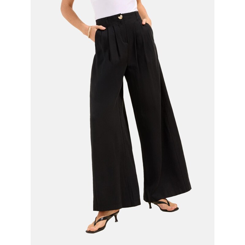 Friends Like These Plisované nohavice čierna 68441107