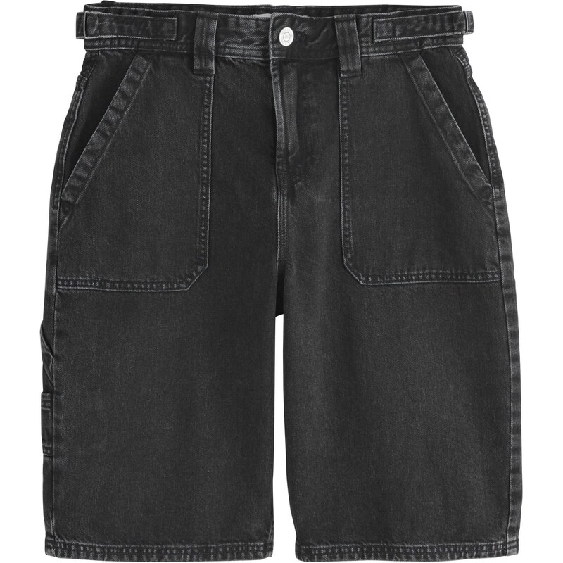 Next Džínsy Jorts čierny denim 68441192