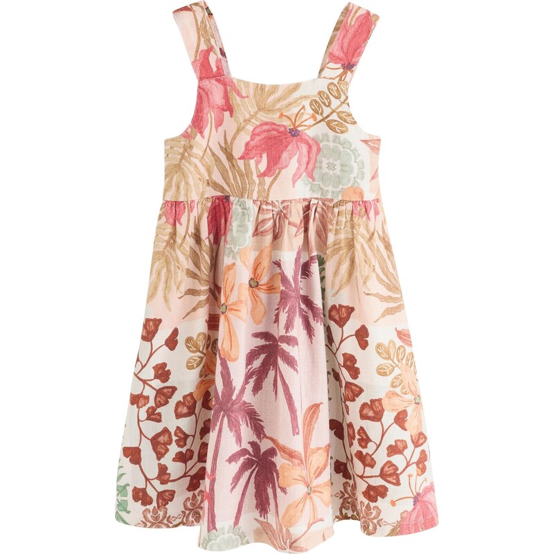 Next Šaty béžová / čokoládová / farba lesného ovocia / svetloružová 68441198