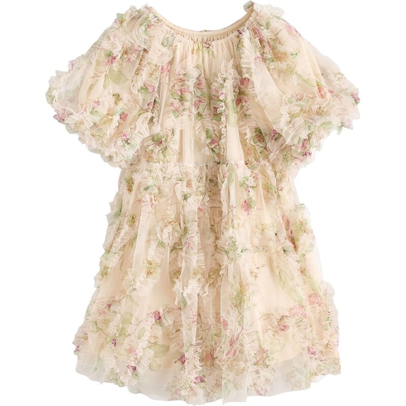 Next Šaty krémová / svetlozelená / rosé 68441213