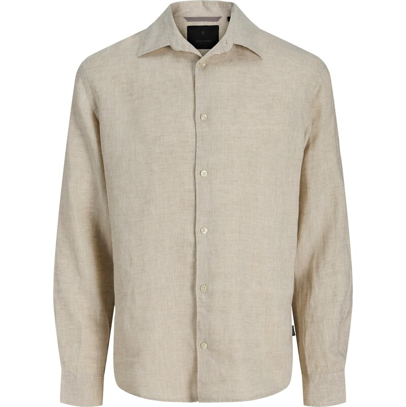 JACK & JONES Košeľa JPRBLALAWRENCE sivobéžová 68441250