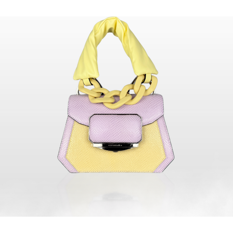 CROMIA IT OASI BLOOM kožená kabelka vanilková 68436313