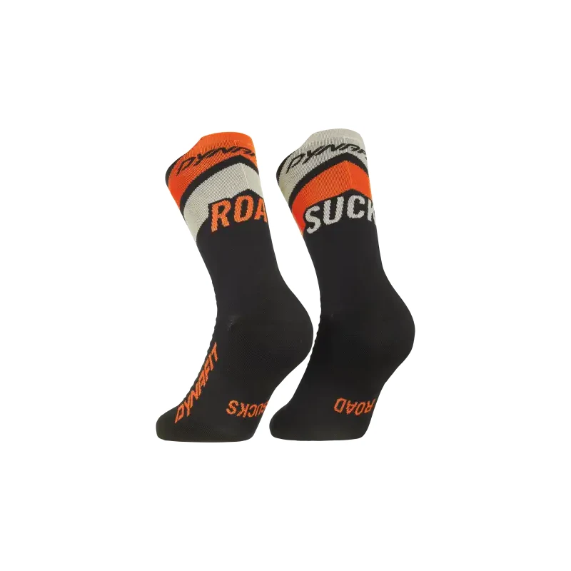 E-shop Dynafit Ultra Crew bežecké ponožky Black Out/Ultra Orange vel.