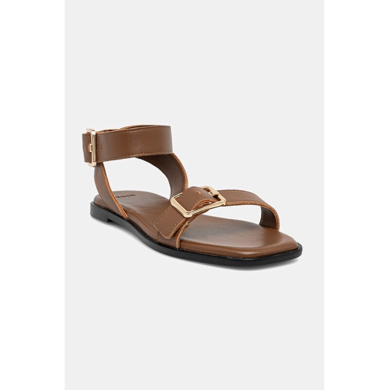 BOSS sandále dámske z kože Charlize 68445177