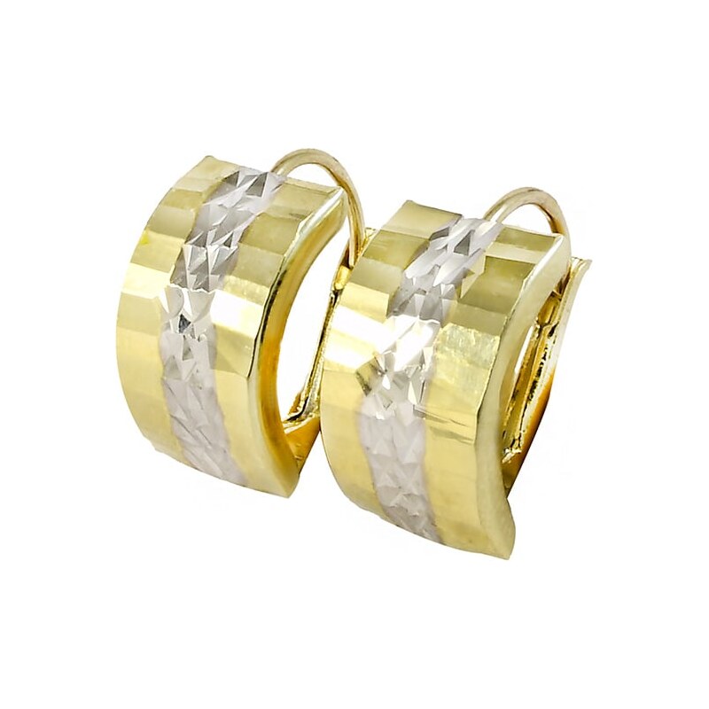 Zlaté náušnice Glare 1033 68438115