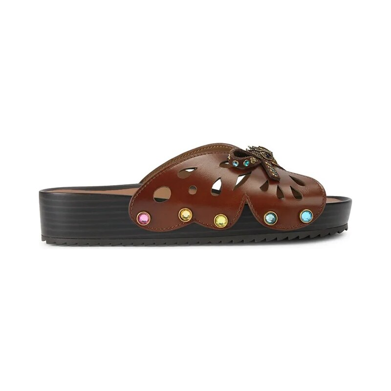 Kurt Geiger London šľapky dámske kožené Boho Butterfly Flat 68439002