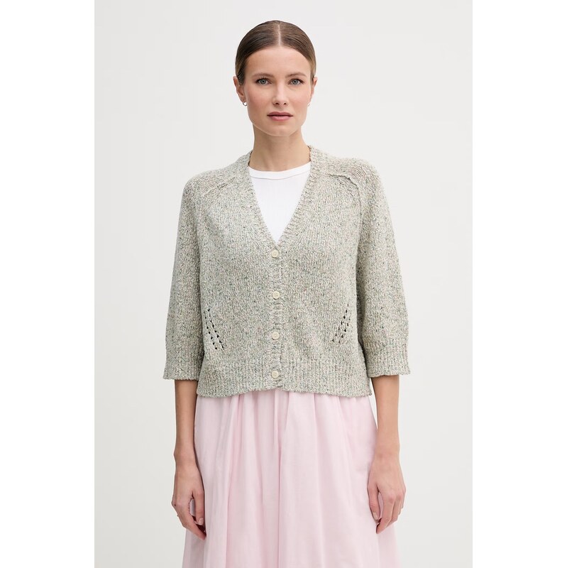 Mos Mosh kardigán dámsky s prímesou hodvábu Lizet 68439025