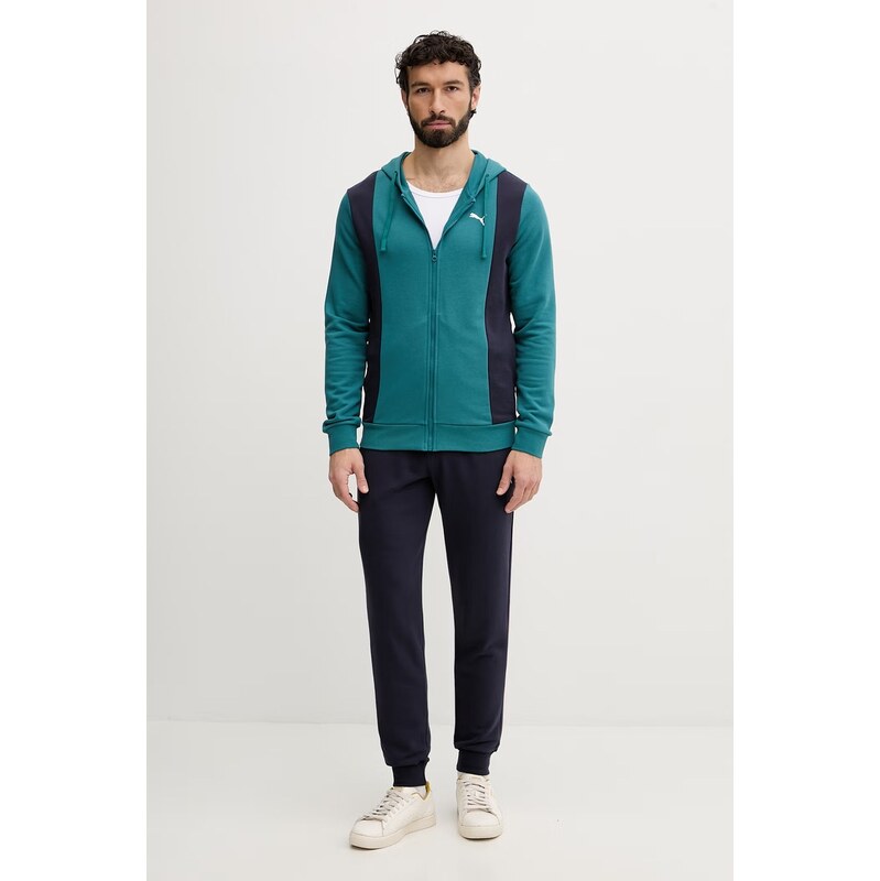 Puma tepláková súprava pánska s bavlnou s kapucňou 68439094