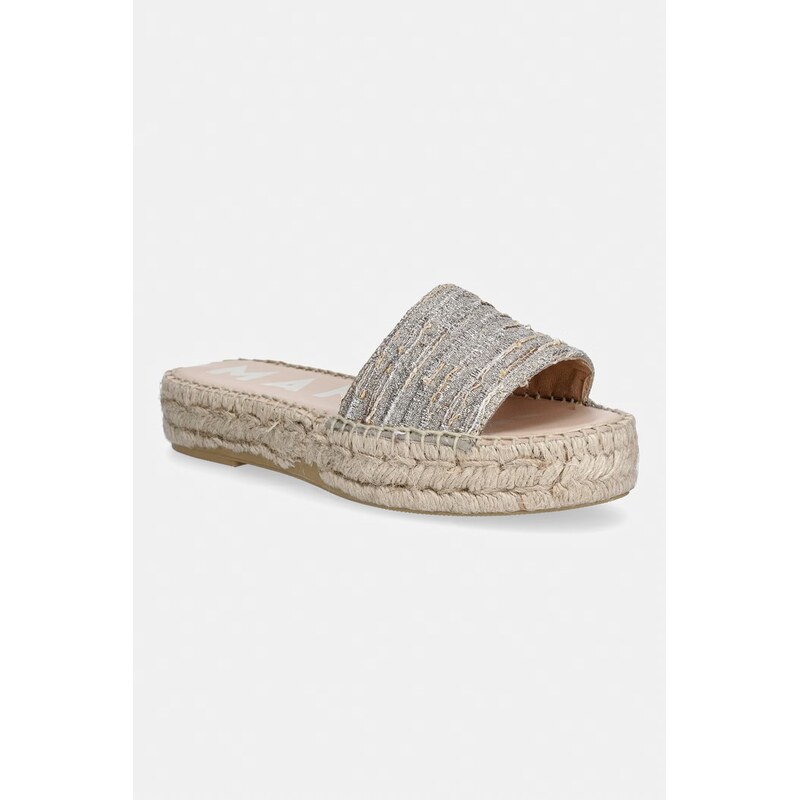 Manebi šľapky dámske zlaté Espadrilles Sandals 68439107