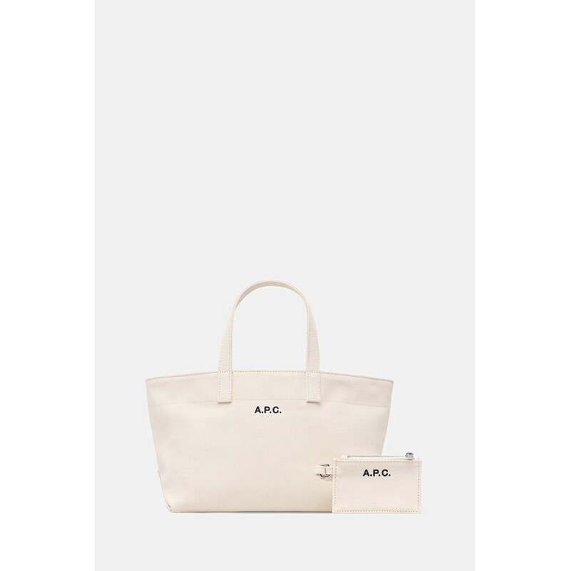 A.P.C. dámska bavlnená kabelka typu tote LE DRUMMER TOILE SMALL 68439264