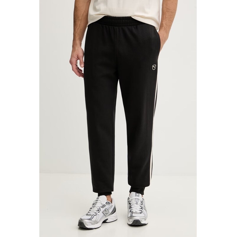 Puma teplákové nohavice pánske bavlnené Essential Elevated 68439337