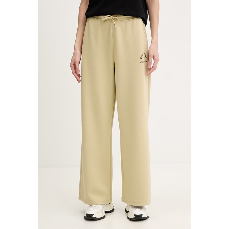 Karl Lagerfeld teplákové nohavice dámske s viskózou 68438968