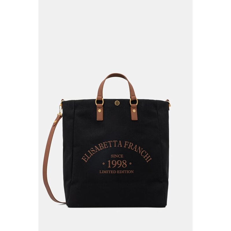 Elisabetta Franchi kabelka typu shopper dámska bavlnená 68439443
