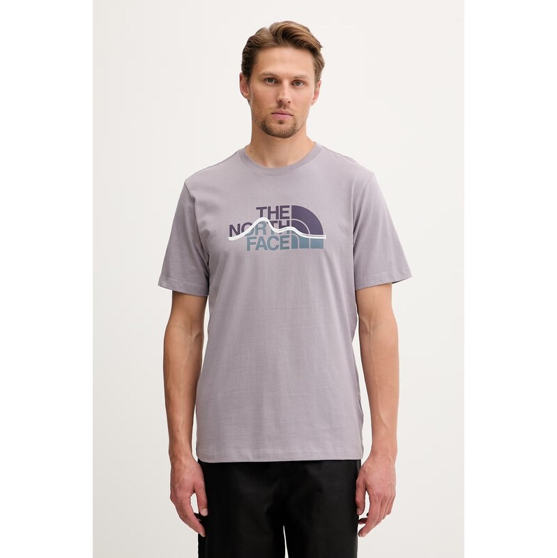 The North Face tričko pánske bavlnené MOUNTAIN LINE 68439638