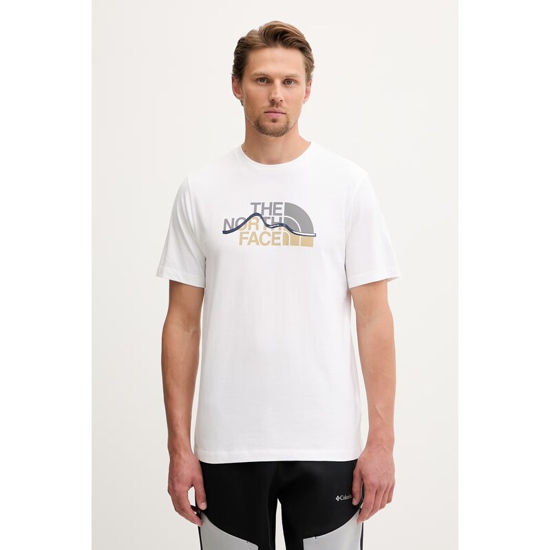 The North Face tričko pánske bavlnené MOUNTAIN LINE 68439665