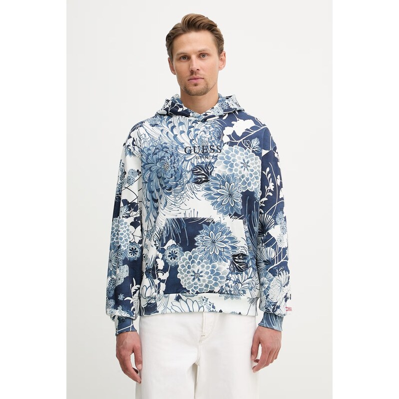 Guess mikina s kapucňou pánska bavlnená 68439707