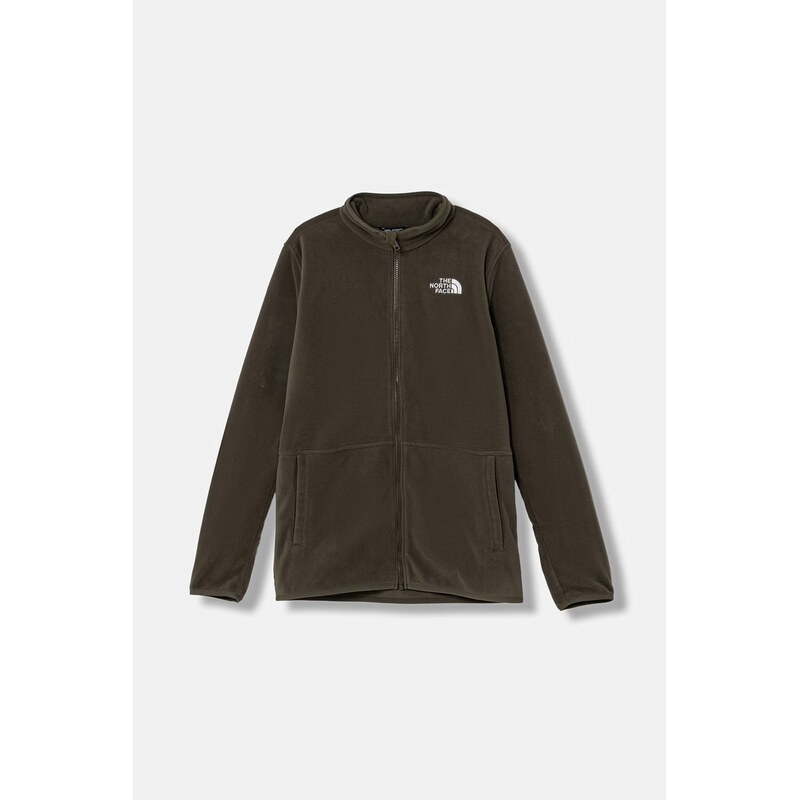 The North Face detská flísová mikina na zips TEEN GLACIER FZ ZIP IN 68439796