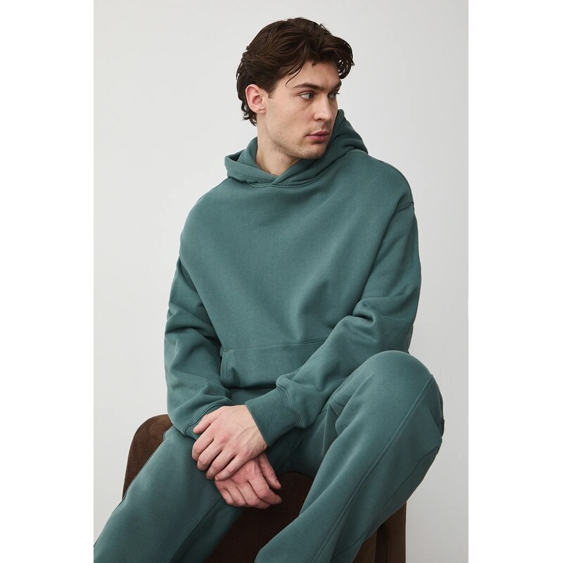 Medicine mikina s kapucňou pánska bavlnená 68439086