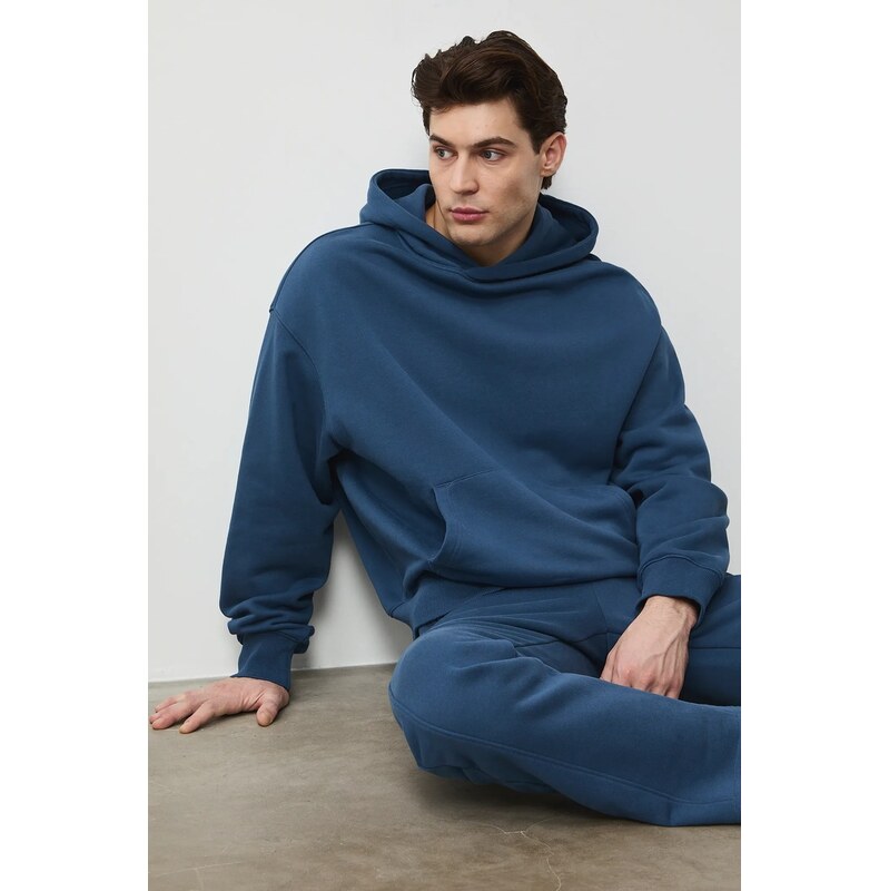 Medicine mikina s kapucňou pánska bavlnená 68439084