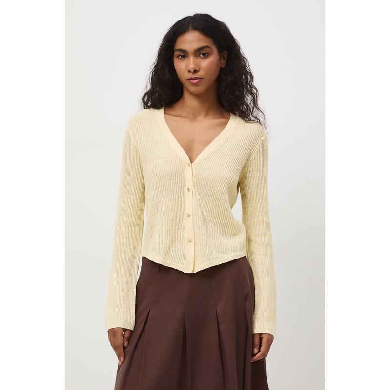 Medicine kardigán dámsky ľanový 68439342