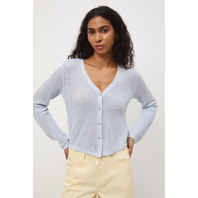Medicine kardigán dámsky ľanový 68439344