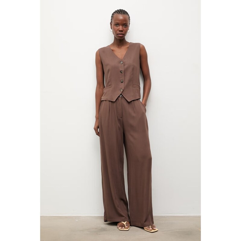 Answear.LAB súprava dámska s prímesou ľanu 68439447