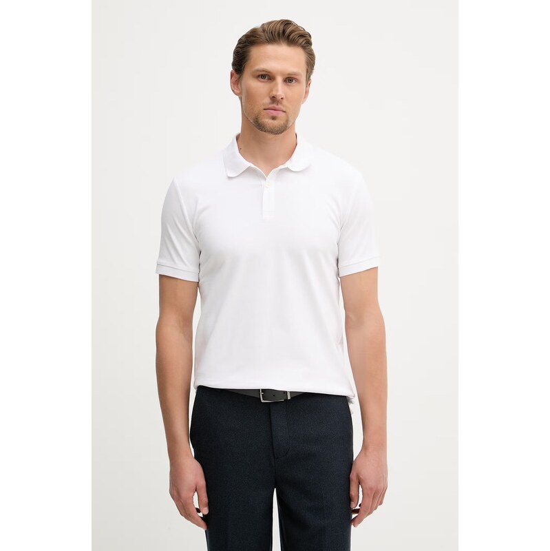 Trussardi Polo tričko pánske bavlnené s elastanom 68439578