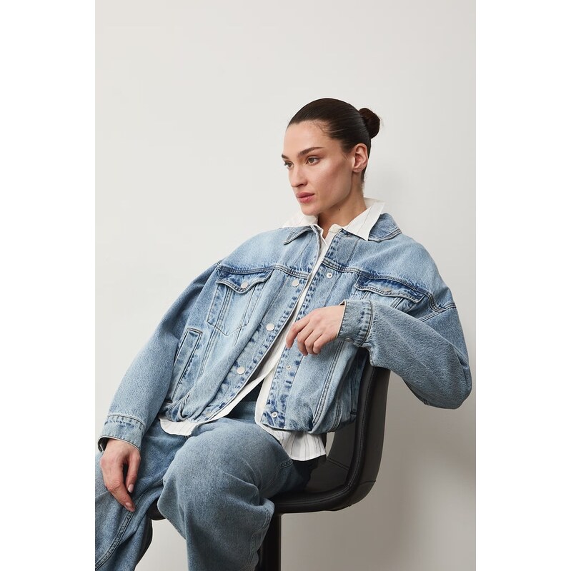 Medicine bunda dámska rifľová 68439717